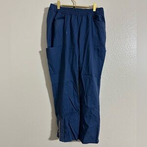 Jaanuu straight leg medium zipper scrub pants
